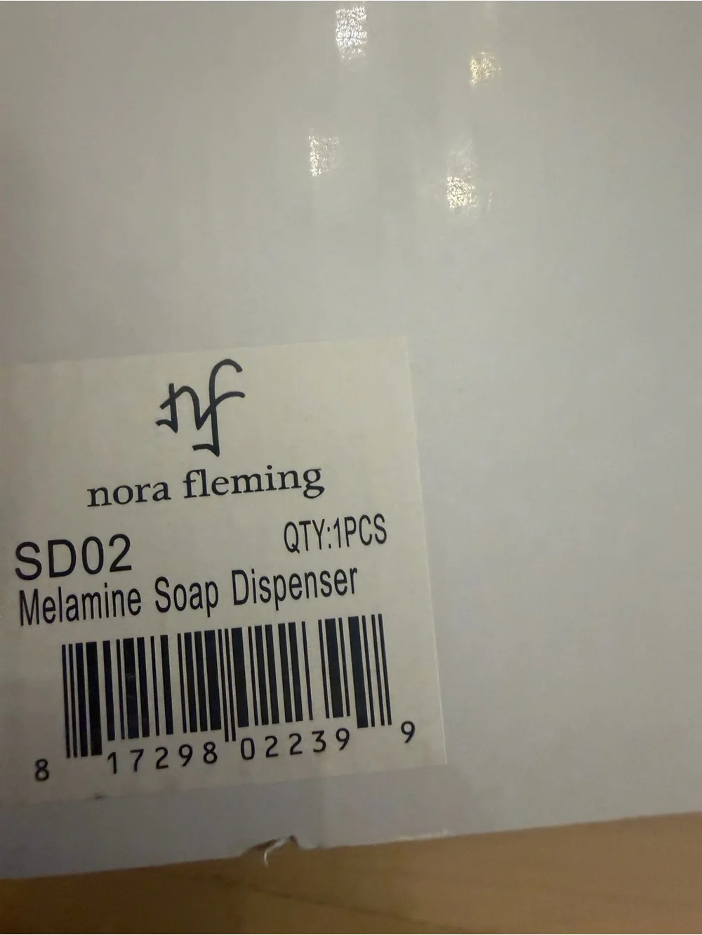 Nora Fleming retired SD02 melamine  soap dispenser